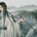 古风写真男,翩翩公子，墨香书卷间